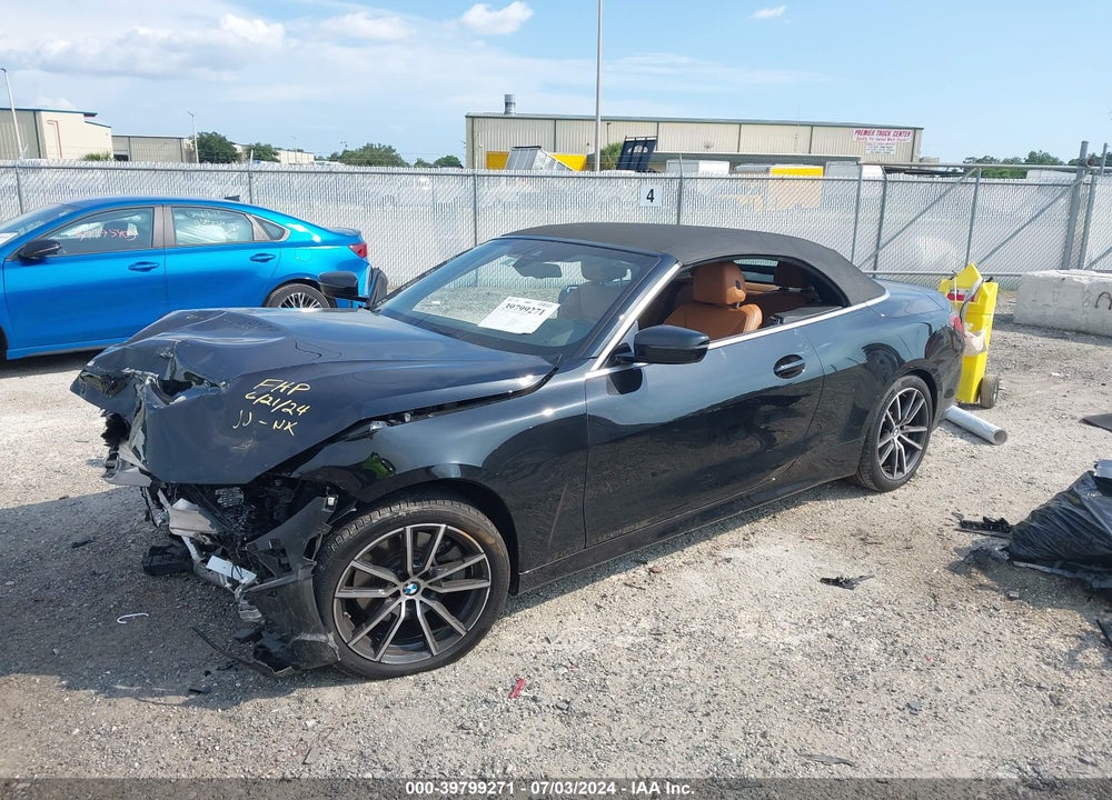 2022 BMW 430I VIN: WBA23AT01NCK81410