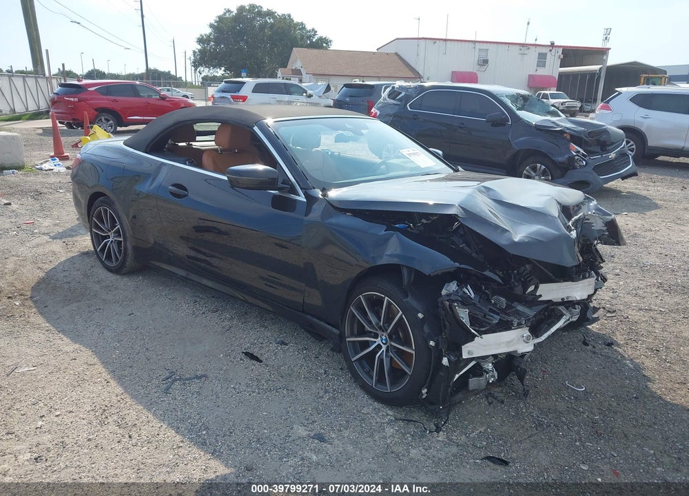 2022 BMW 430I VIN: WBA23AT01NCK81410