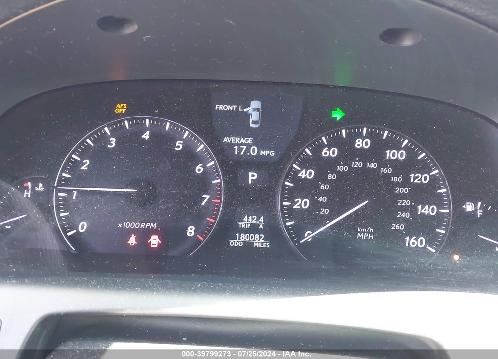 2008 LEXUS LS 460 VIN: JTHBL46F385082628