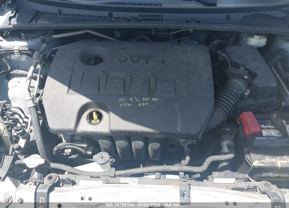 2014 TOYOTA COROLLA LE VIN: 2T1BURHE8EC187535