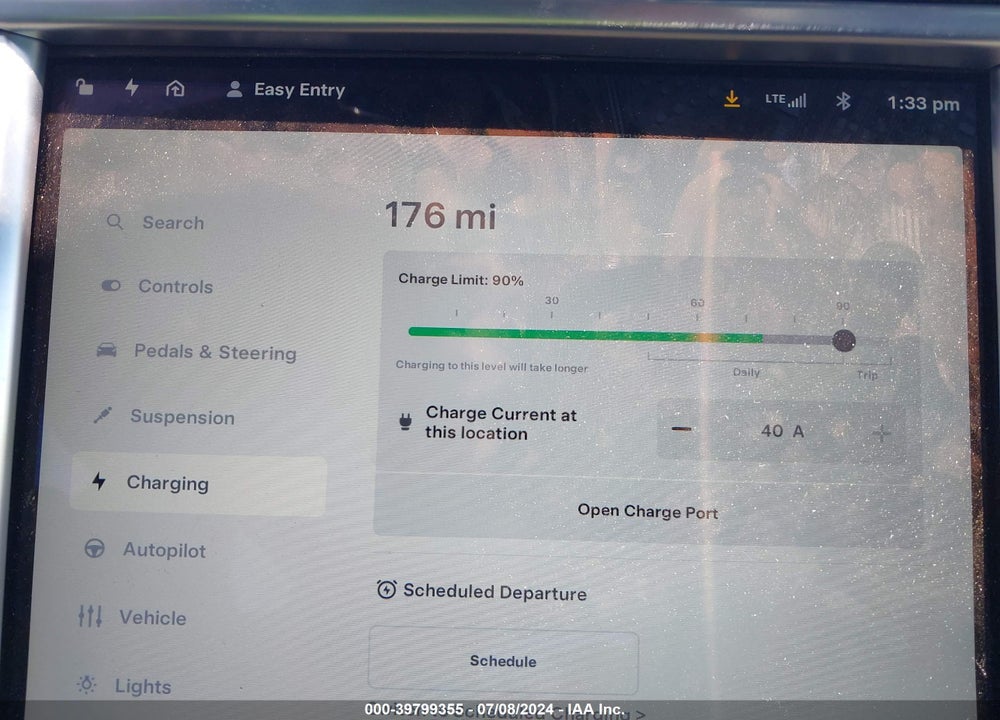 2015 TESLA MODEL S 85D/P85D VIN: 5YJSA1H4XFF084910