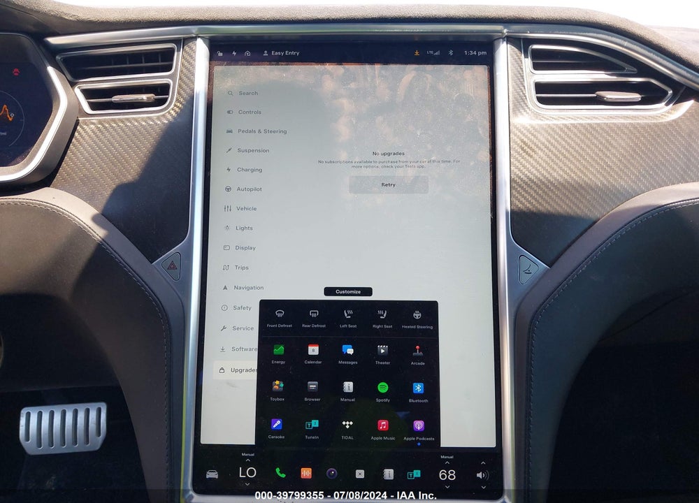 2015 TESLA MODEL S 85D/P85D VIN: 5YJSA1H4XFF084910