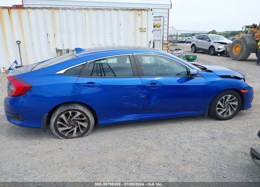 2018 HONDA CIVIC EX VIN: 2HGFC2F73JH514425