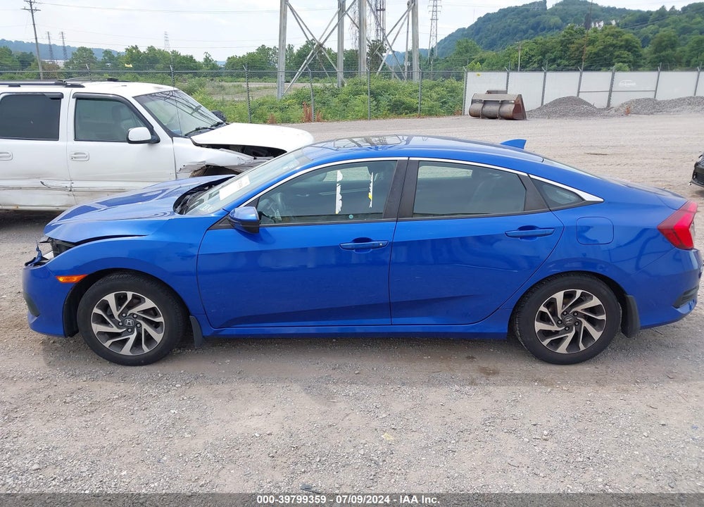 2018 HONDA CIVIC EX VIN: 2HGFC2F73JH514425