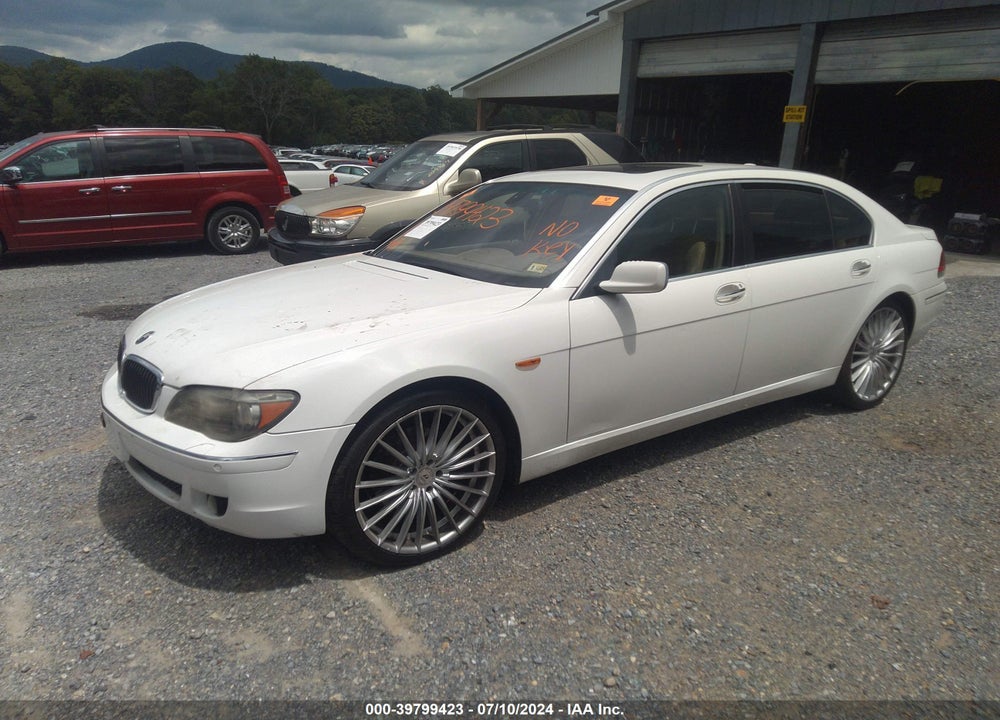 2006 BMW 750LI VIN: WBAHN83506DT34134