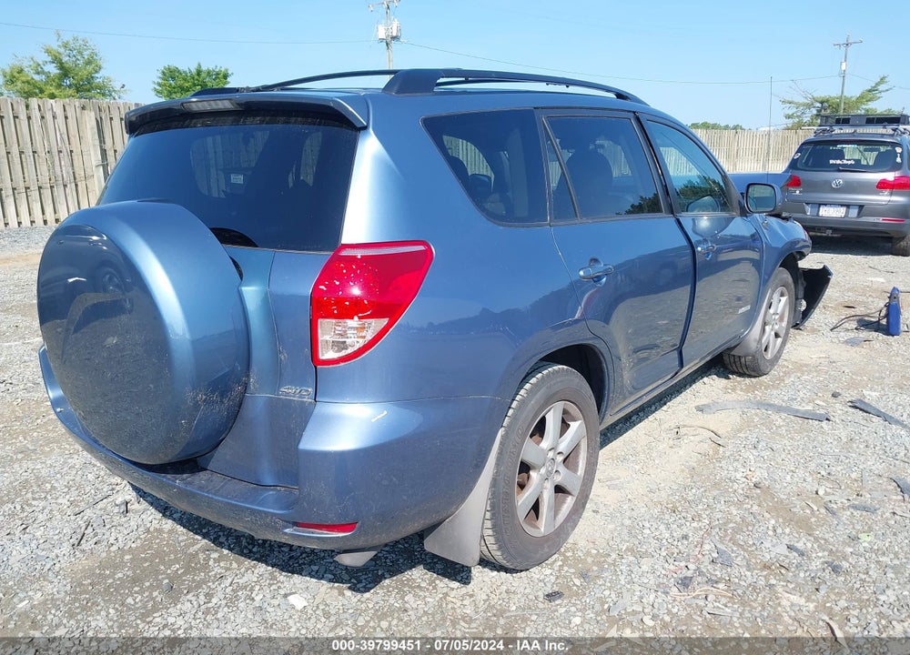 2008 TOYOTA RAV4 LIMITED VIN: JTMBD31V886063834