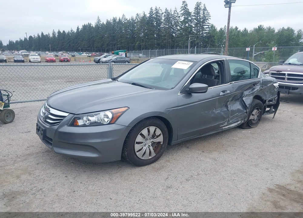 2012 HONDA ACCORD 2.4 LX VIN: 1HGCP2F33CA191838