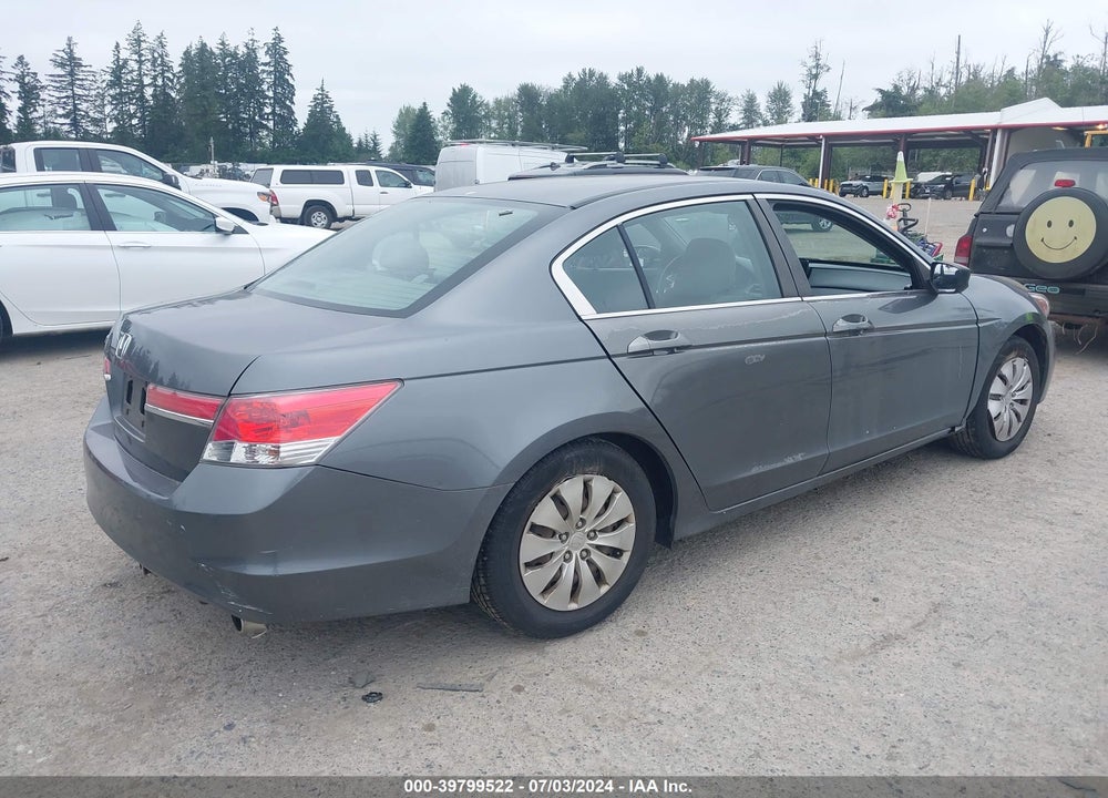 2012 HONDA ACCORD 2.4 LX VIN: 1HGCP2F33CA191838