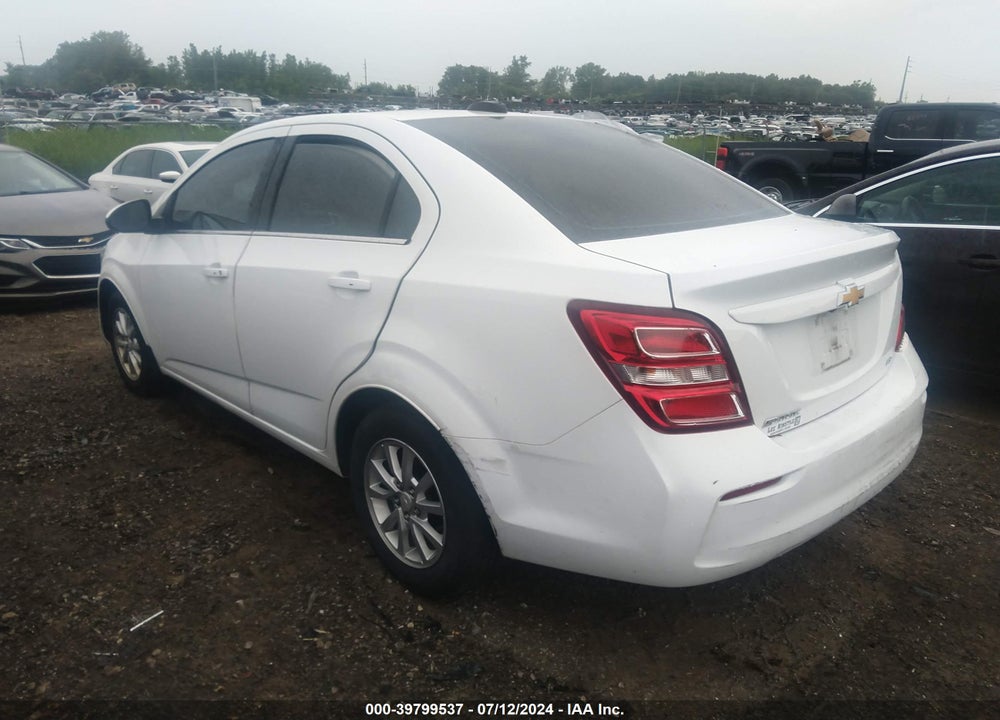 2018 CHEVROLET SONIC LT AUTO VIN: 1G1JD5SH4J4106883