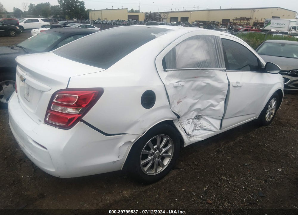 2018 CHEVROLET SONIC LT AUTO VIN: 1G1JD5SH4J4106883