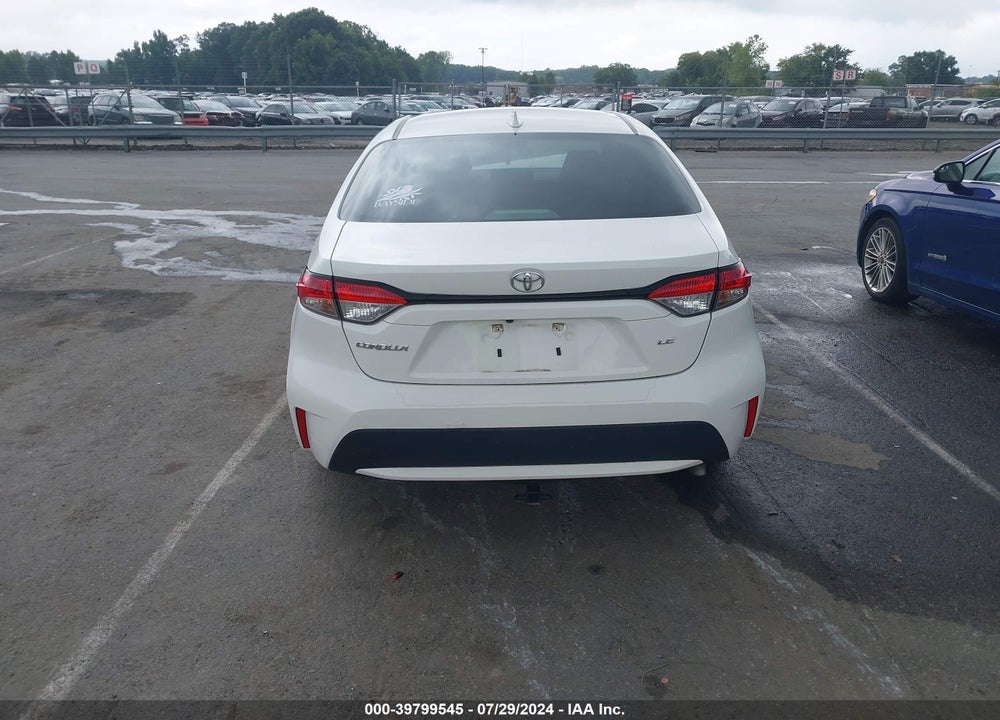 2021 TOYOTA COROLLA LE VIN: 5YFEPMAE1MP263855