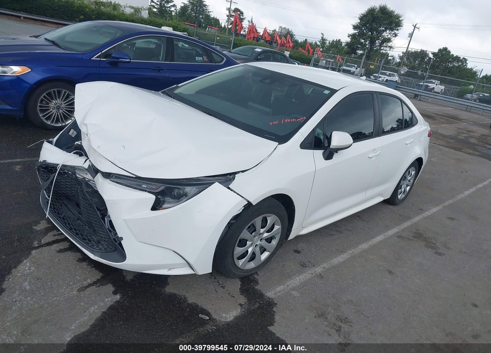 2021 TOYOTA COROLLA LE VIN: 5YFEPMAE1MP263855