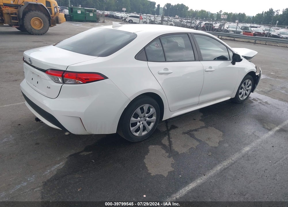 2021 TOYOTA COROLLA LE VIN: 5YFEPMAE1MP263855