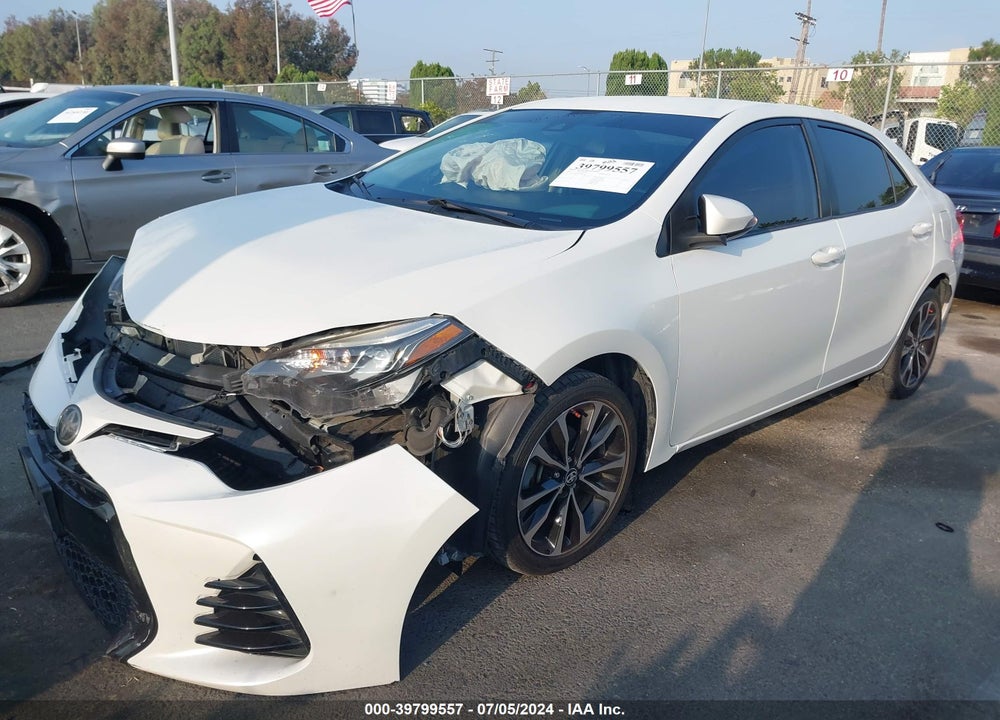 2019 TOYOTA COROLLA SE VIN: 5YFBURHE2KP861593
