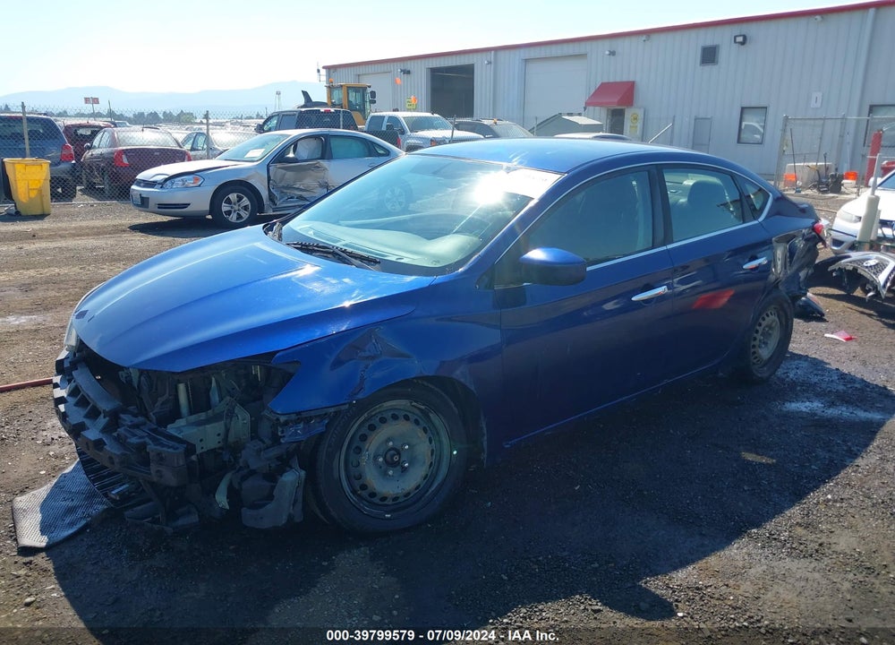 2019 NISSAN SENTRA S VIN: 3N1AB7APXKY263174