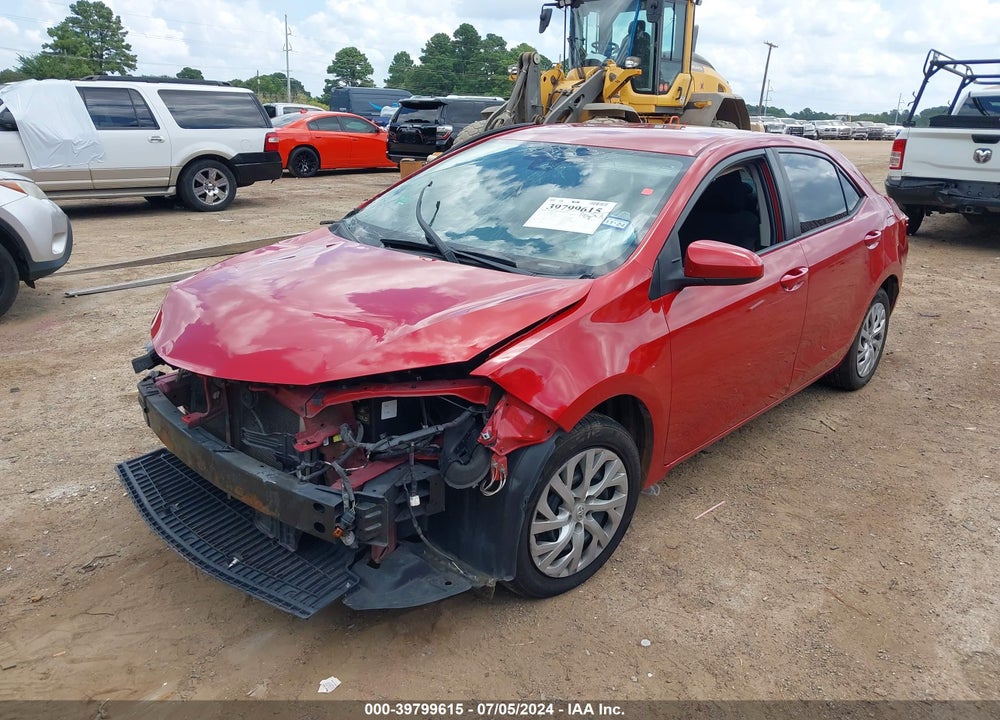 2017 TOYOTA COROLLA LE VIN: 5YFBURHE0HP610595