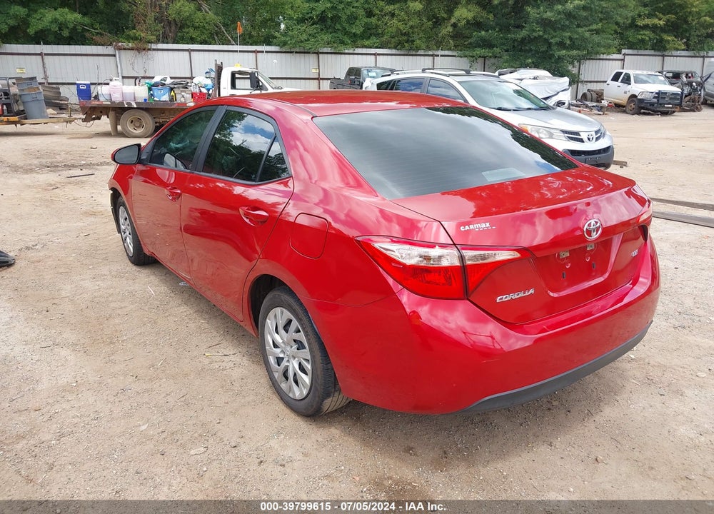 2017 TOYOTA COROLLA LE VIN: 5YFBURHE0HP610595