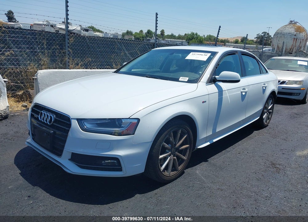 2014 AUDI A4 2.0T PREMIUM VIN: WAUFFAFL2EN020371