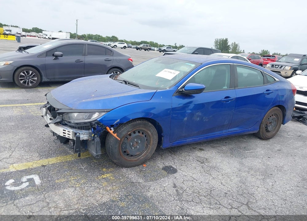 2019 HONDA CIVIC LX VIN: 2HGFC2F67KH606503
