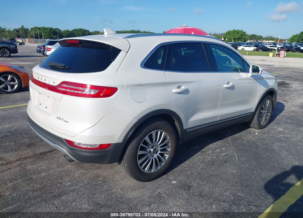 2017 LINCOLN MKC RESERVE VIN: 5LMCJ3D90HUL01949