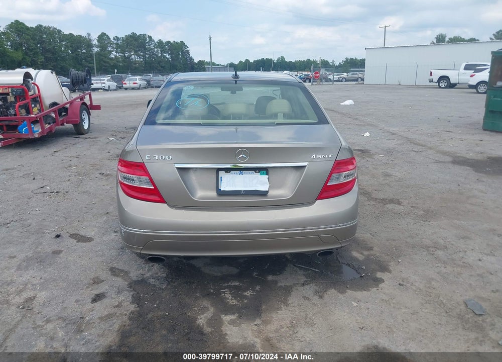 2008 MERCEDES-BENZ C 300 LUXURY 4MATIC/SPORT 4MATIC VIN: WDDGF81XX8F078274
