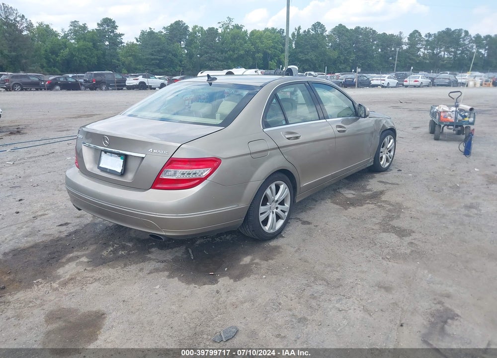 2008 MERCEDES-BENZ C 300 LUXURY 4MATIC/SPORT 4MATIC VIN: WDDGF81XX8F078274