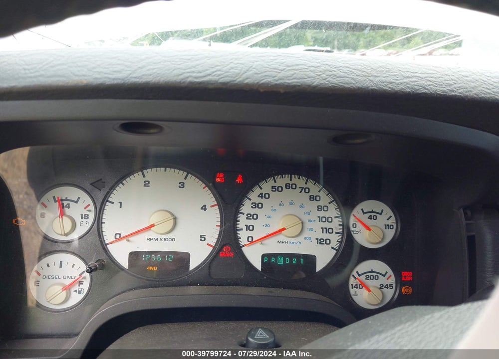 2004 DODGE RAM 2500 SLT/LARAMIE VIN: 3D7KU28C94G233924