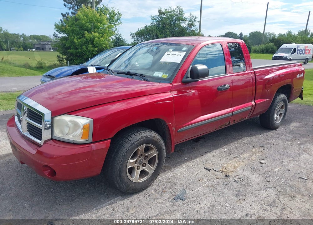 2007 DODGE DAKOTA SLT VIN: 1D7HW42N27S128228