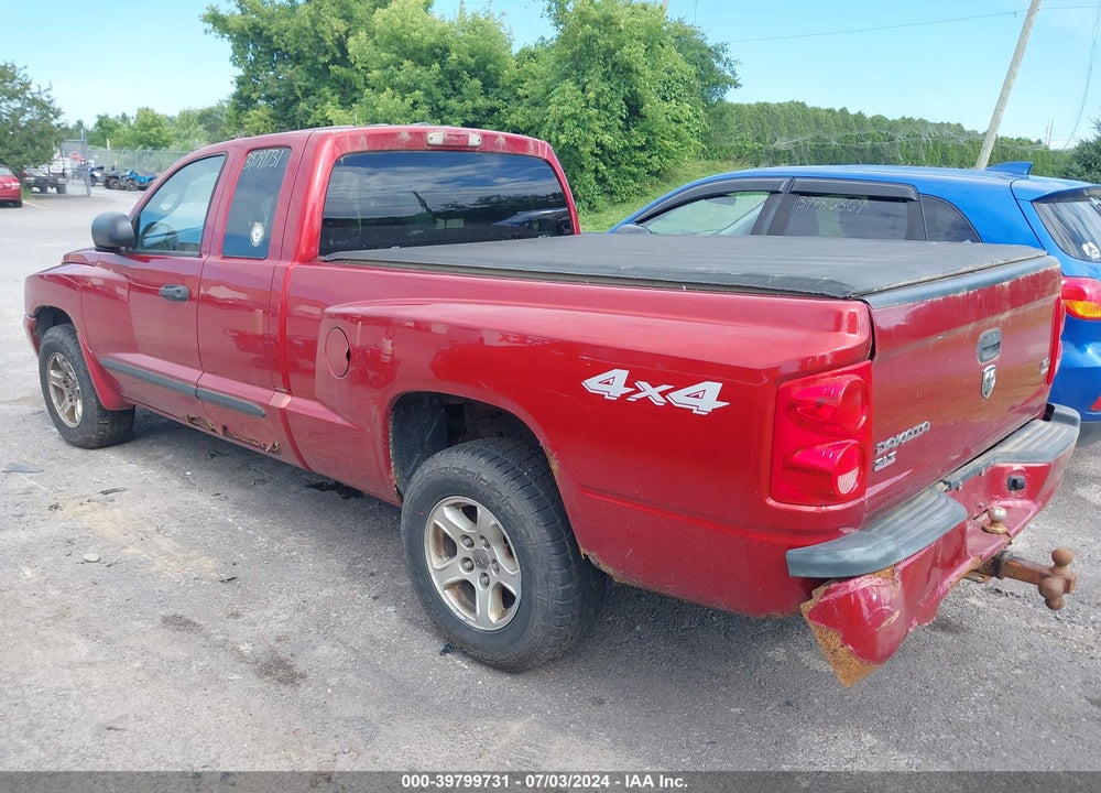 2007 DODGE DAKOTA SLT VIN: 1D7HW42N27S128228