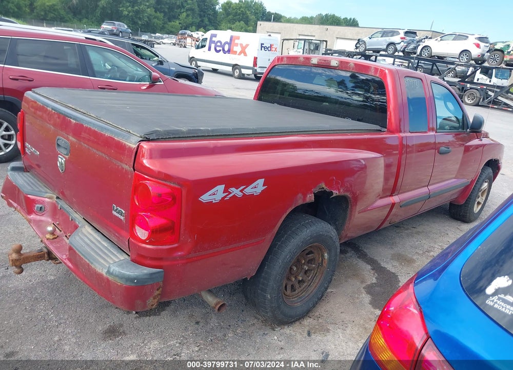 2007 DODGE DAKOTA SLT VIN: 1D7HW42N27S128228