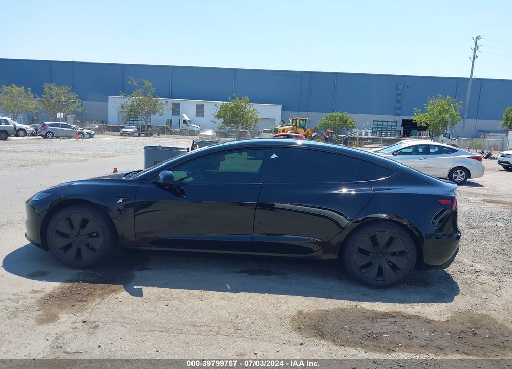 2024 TESLA MODEL 3 REAR-WHEEL DRIVE VIN: 5YJ3E1EA7RF770104