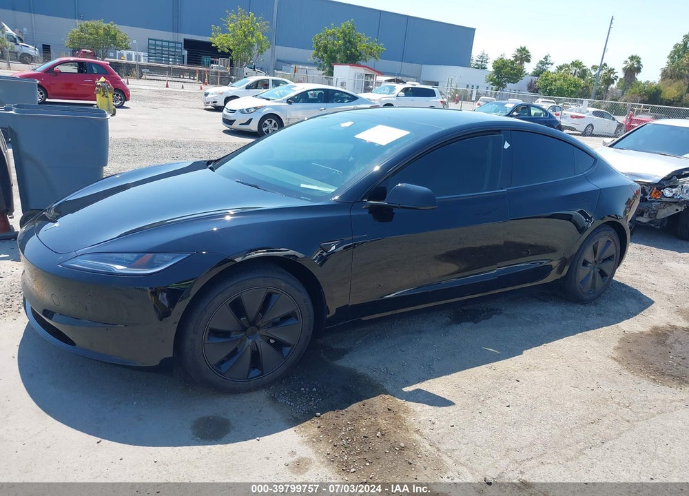 2024 TESLA MODEL 3 REAR-WHEEL DRIVE VIN: 5YJ3E1EA7RF770104