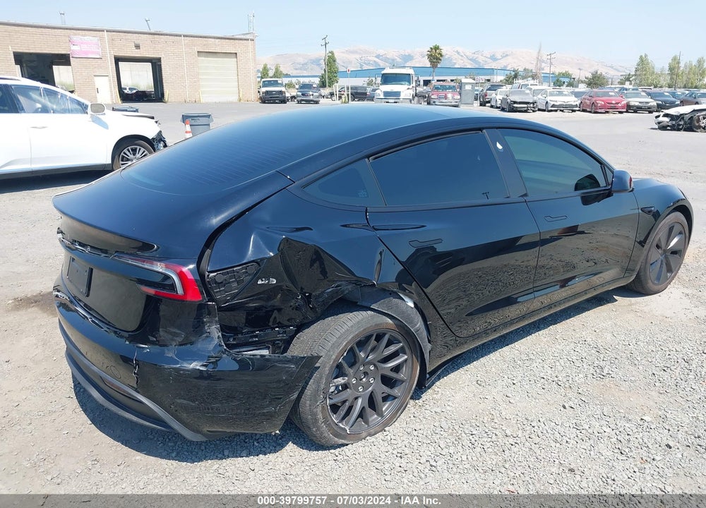 2024 TESLA MODEL 3 REAR-WHEEL DRIVE VIN: 5YJ3E1EA7RF770104