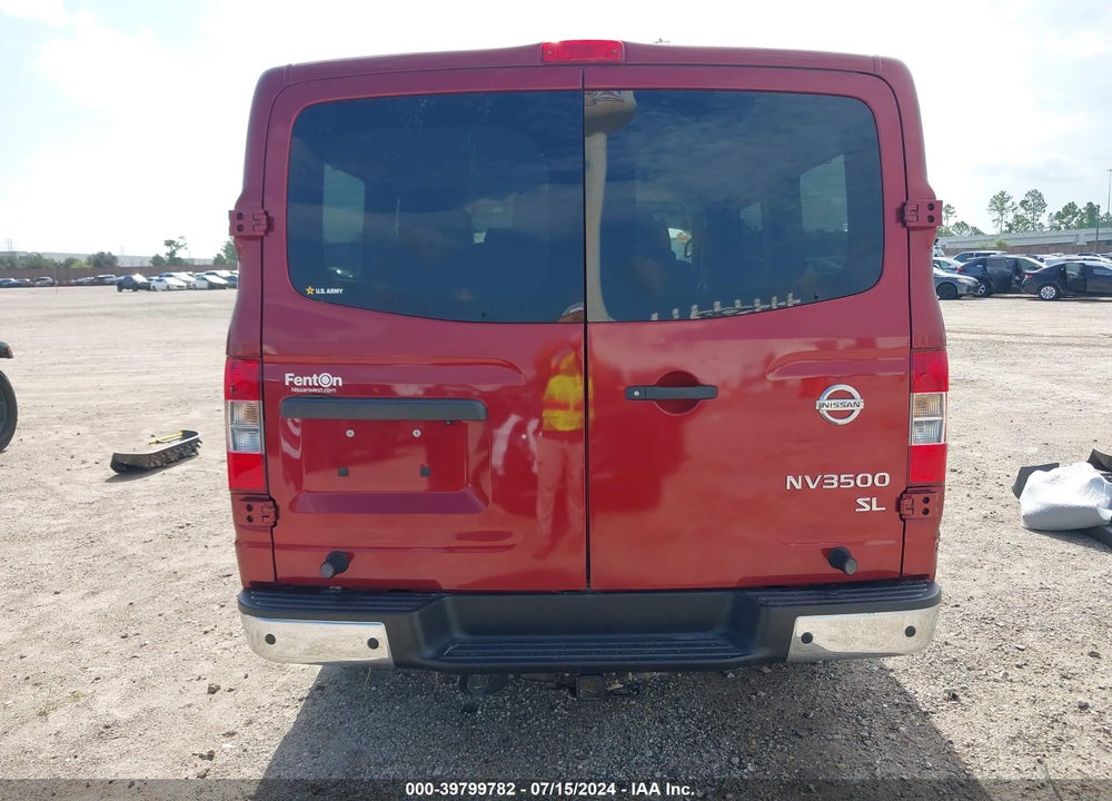 2017 NISSAN NV PASSENGER NV3500 HD SL V8 VIN: 5BZAF0AA4HN853154