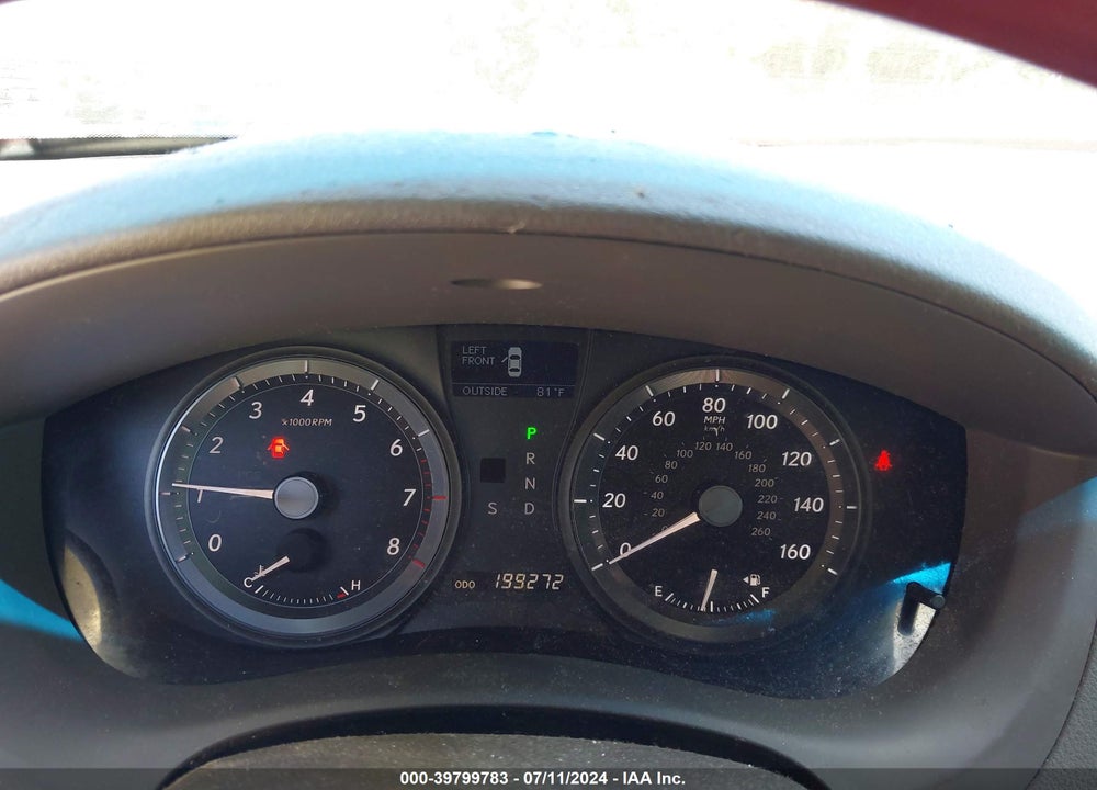 2008 LEXUS ES 350 VIN: JTHBJ46G982177646