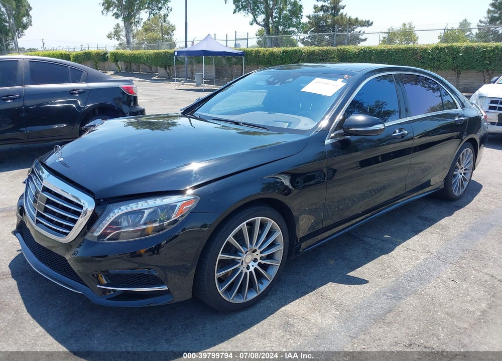 2015 MERCEDES-BENZ S 550 VIN: WDDUG8CB6FA137011
