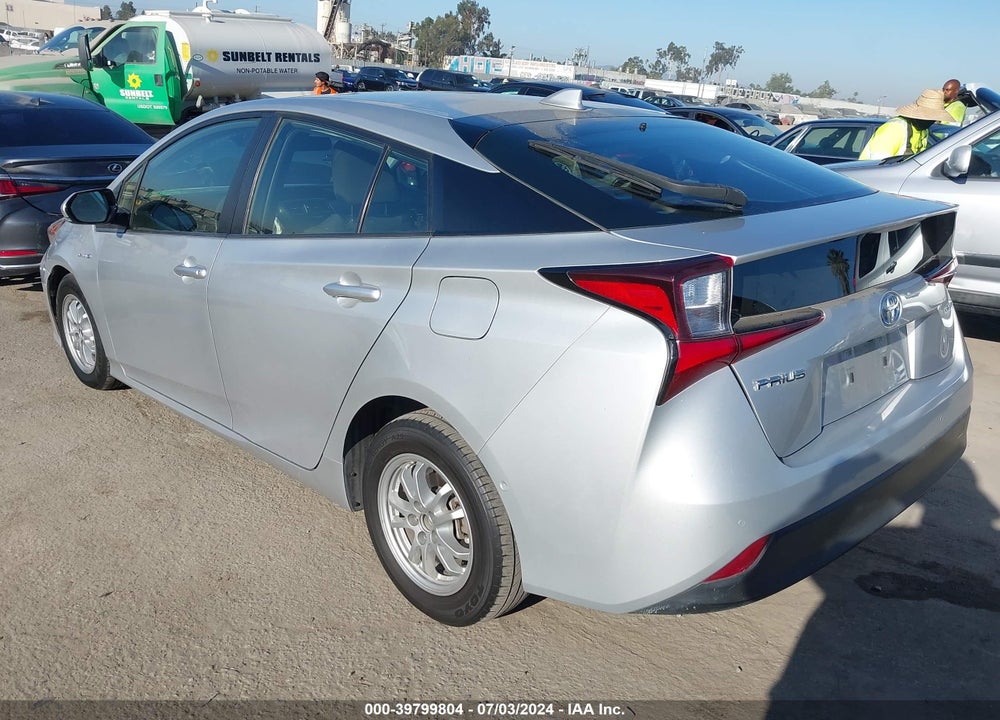 2019 TOYOTA PRIUS LE VIN: JTDKARFU3K3082411