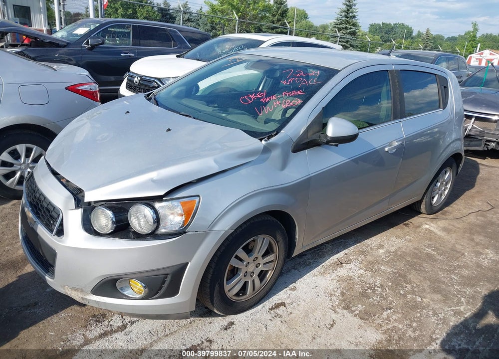 2013 CHEVROLET SONIC LT AUTO VIN: 1G1JC6SB1D4216802