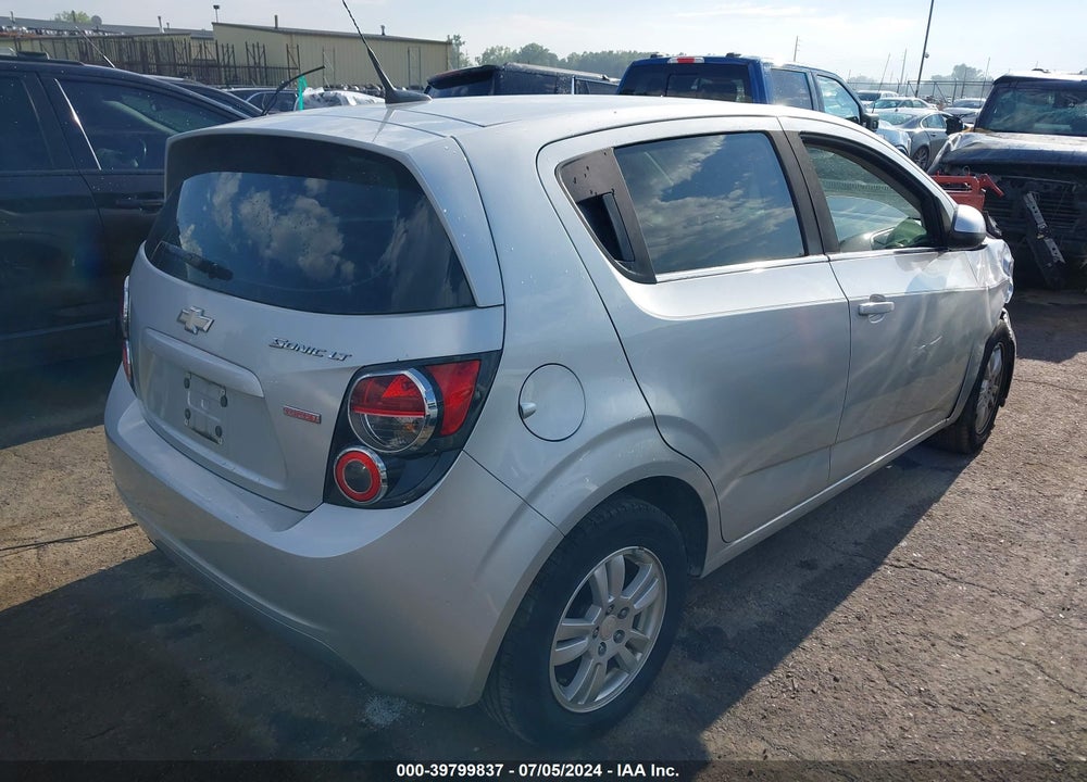 2013 CHEVROLET SONIC LT AUTO VIN: 1G1JC6SB1D4216802