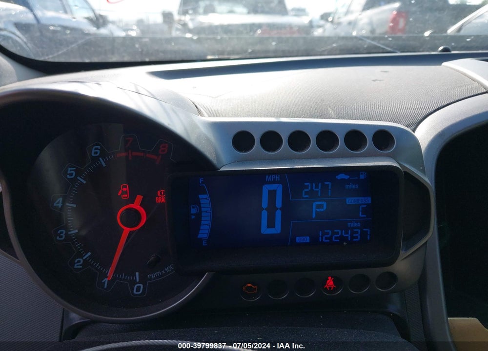 2013 CHEVROLET SONIC LT AUTO VIN: 1G1JC6SB1D4216802