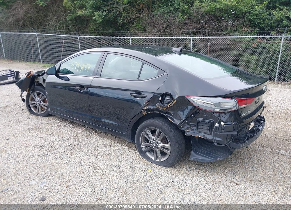 2017 HYUNDAI ELANTRA SE VIN: 5NPD84LF6HH070103