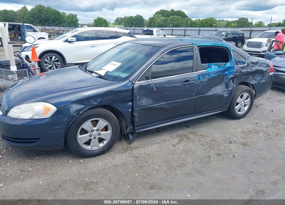2009 CHEVROLET IMPALA LT VIN: 2G1WT57K891177900