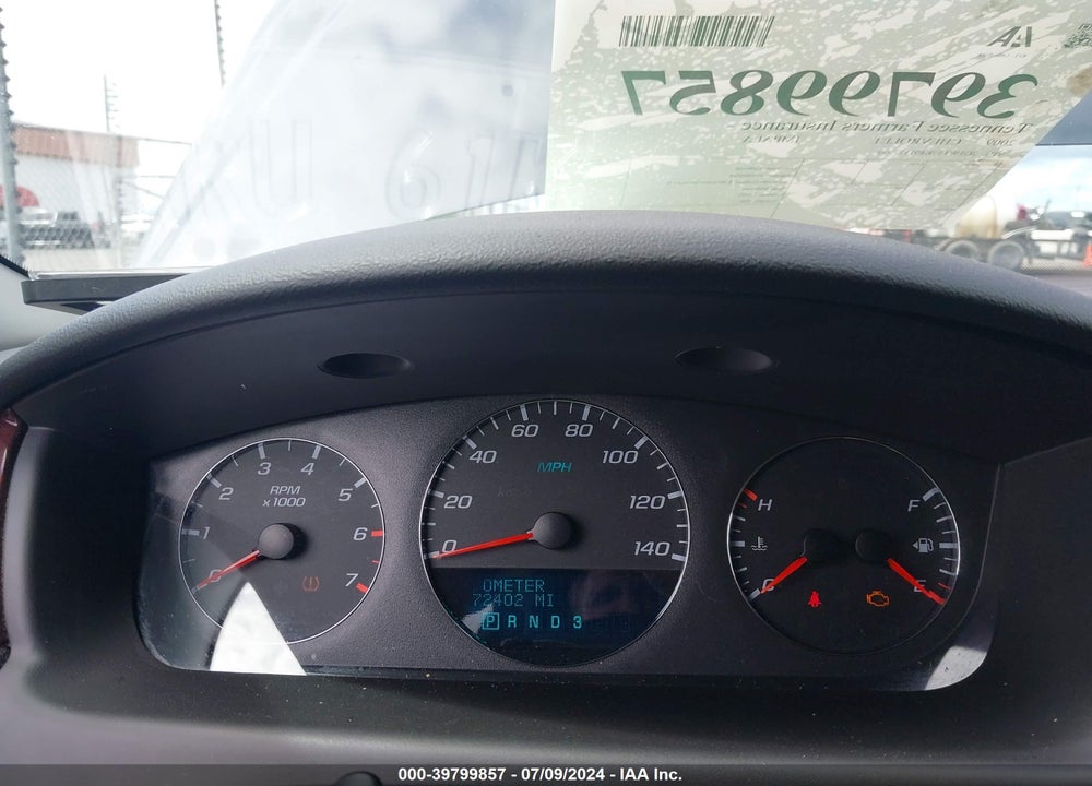 2009 CHEVROLET IMPALA LT VIN: 2G1WT57K891177900