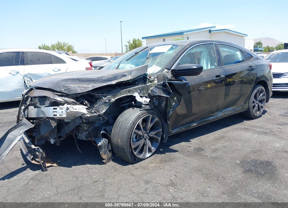 2019 HONDA CIVIC SPORT VIN: 2HGFC2F86KH529589