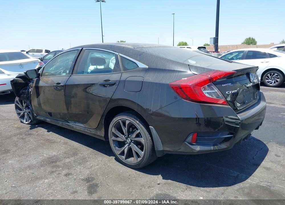 2019 HONDA CIVIC SPORT VIN: 2HGFC2F86KH529589