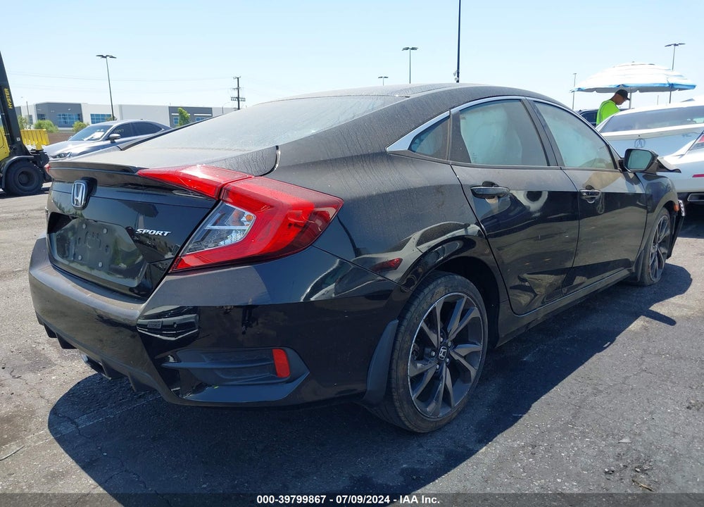 2019 HONDA CIVIC SPORT VIN: 2HGFC2F86KH529589