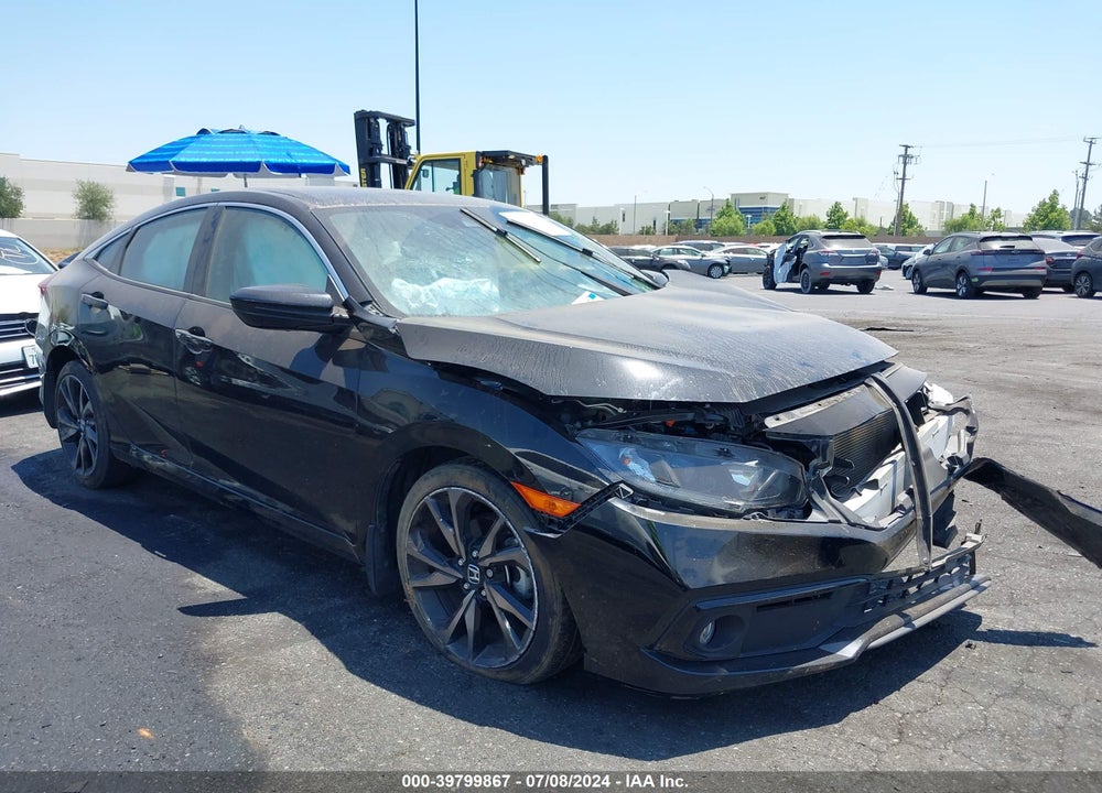 2019 HONDA CIVIC SPORT VIN: 2HGFC2F86KH529589