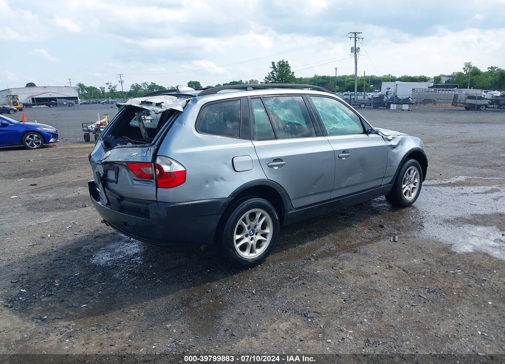 2004 BMW X3 2.5I VIN: WBXPA73434WC44124