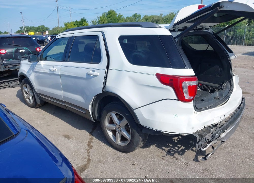 2017 FORD EXPLORER XLT VIN: 1FM5K8D82HGD52493