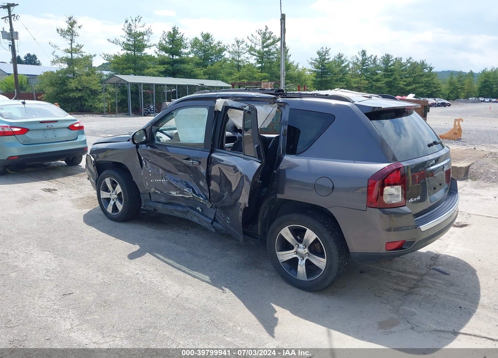2016 JEEP COMPASS VIN: 1C4NJDEB0GD558230
